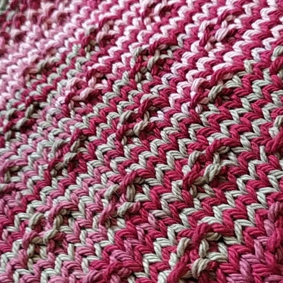 Hand Knit Baby Bib - Picture 4 of 5